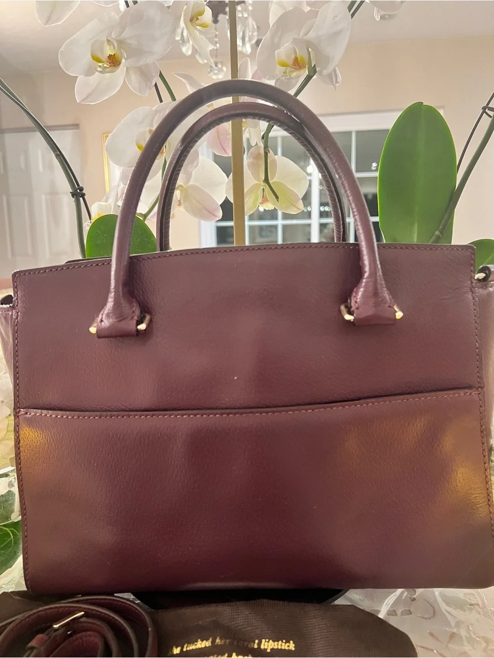 Kate Spade New York Grove Street Lana Plum Tote & Wallet Set